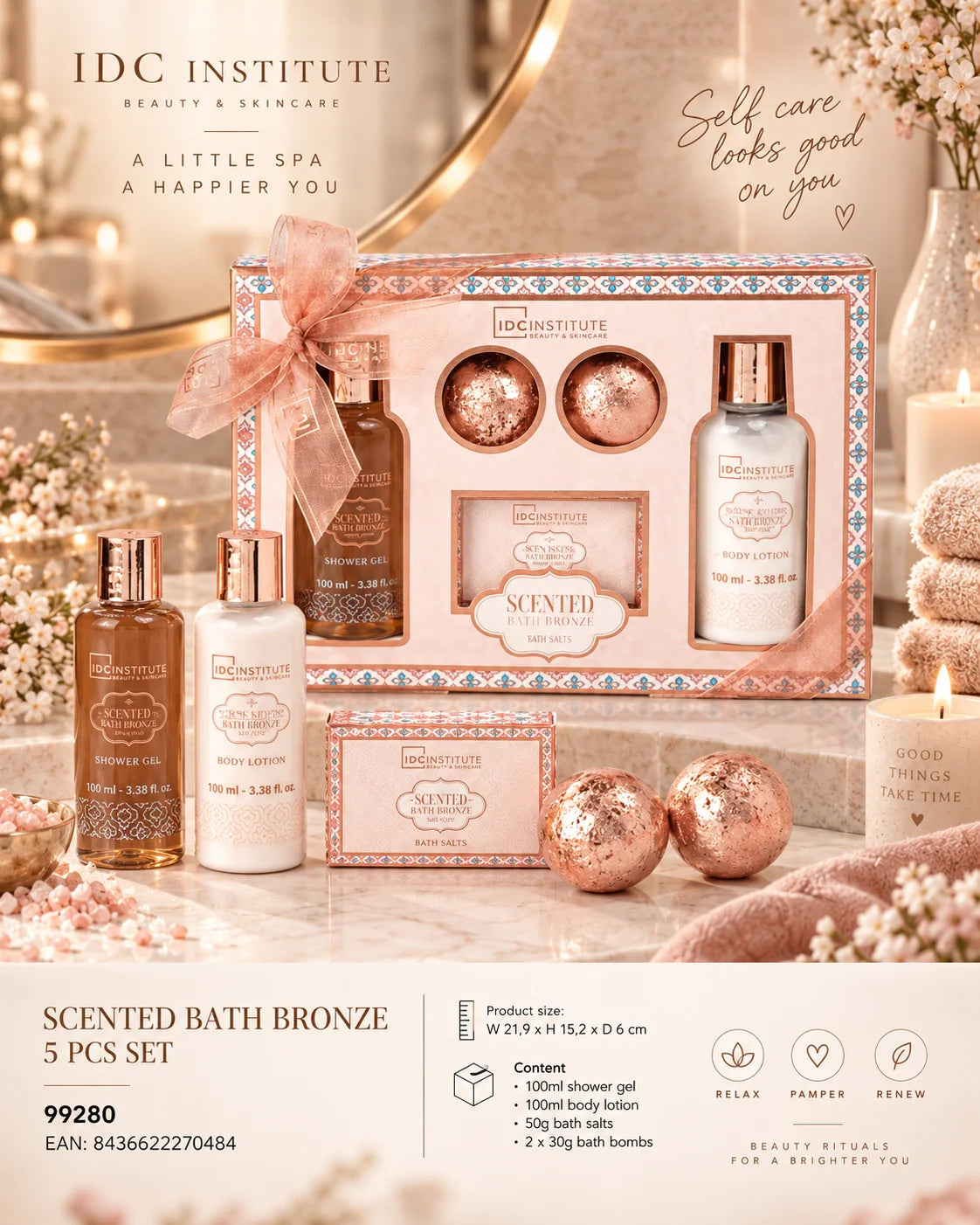 🆕Coffret Cadeau Bain Scented Bath Bronze🆕