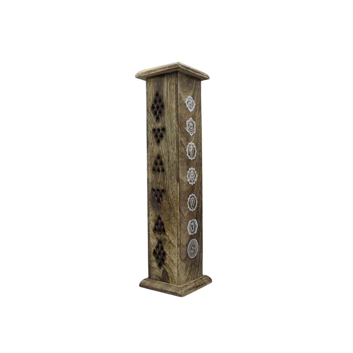 🆕Green Tree Tower Incense Burner with 7 Chakra🆕
