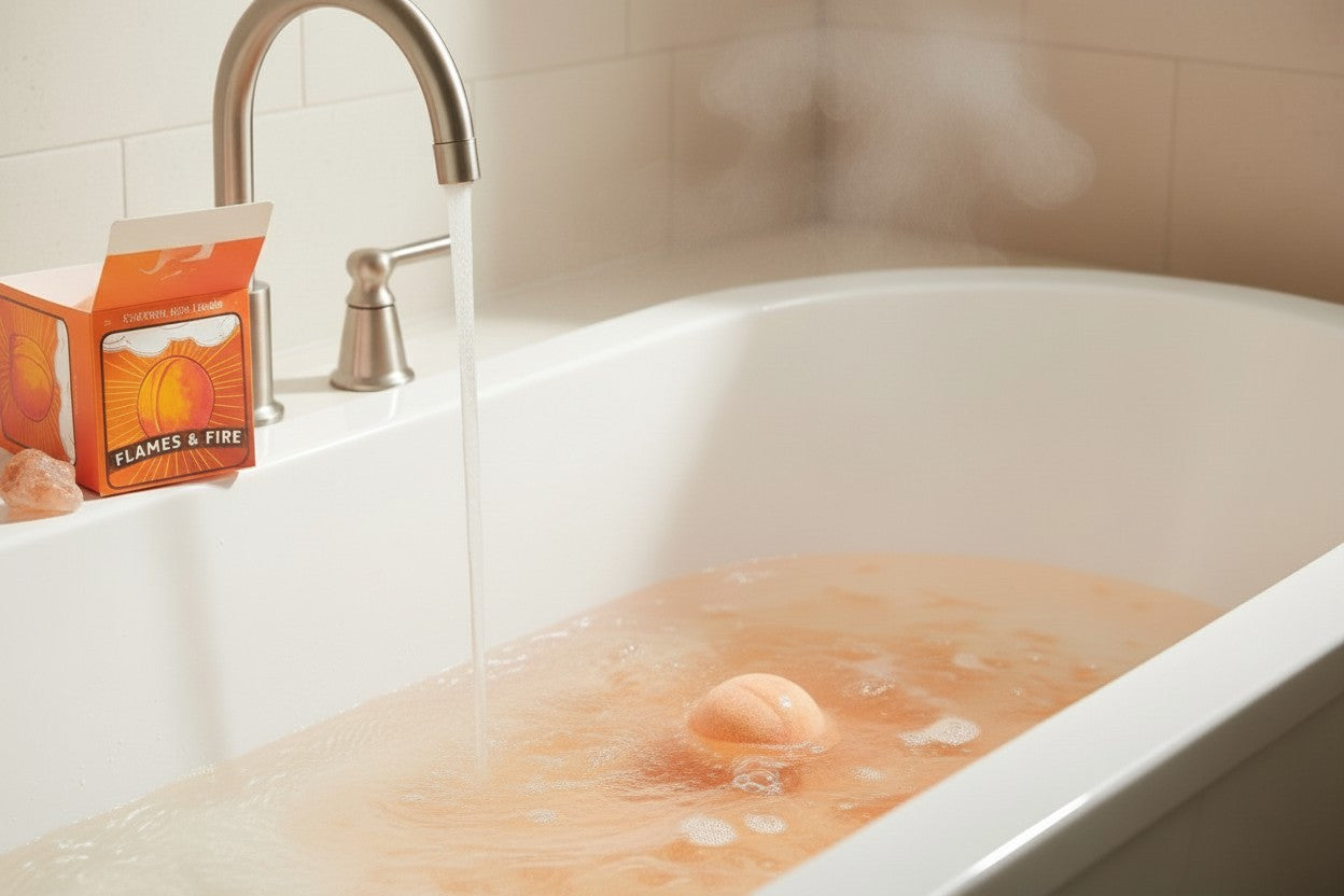 🆕Bombe de bain cristal 🔥"Élément FEU"🔥🆕