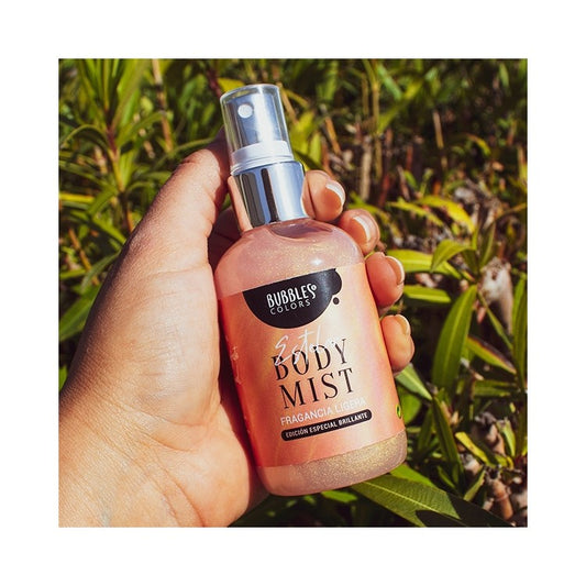 🆕Brume Corporelle Pailletée Stellar – Bright Edition | Bubbles & Colors – 250 ml🆕