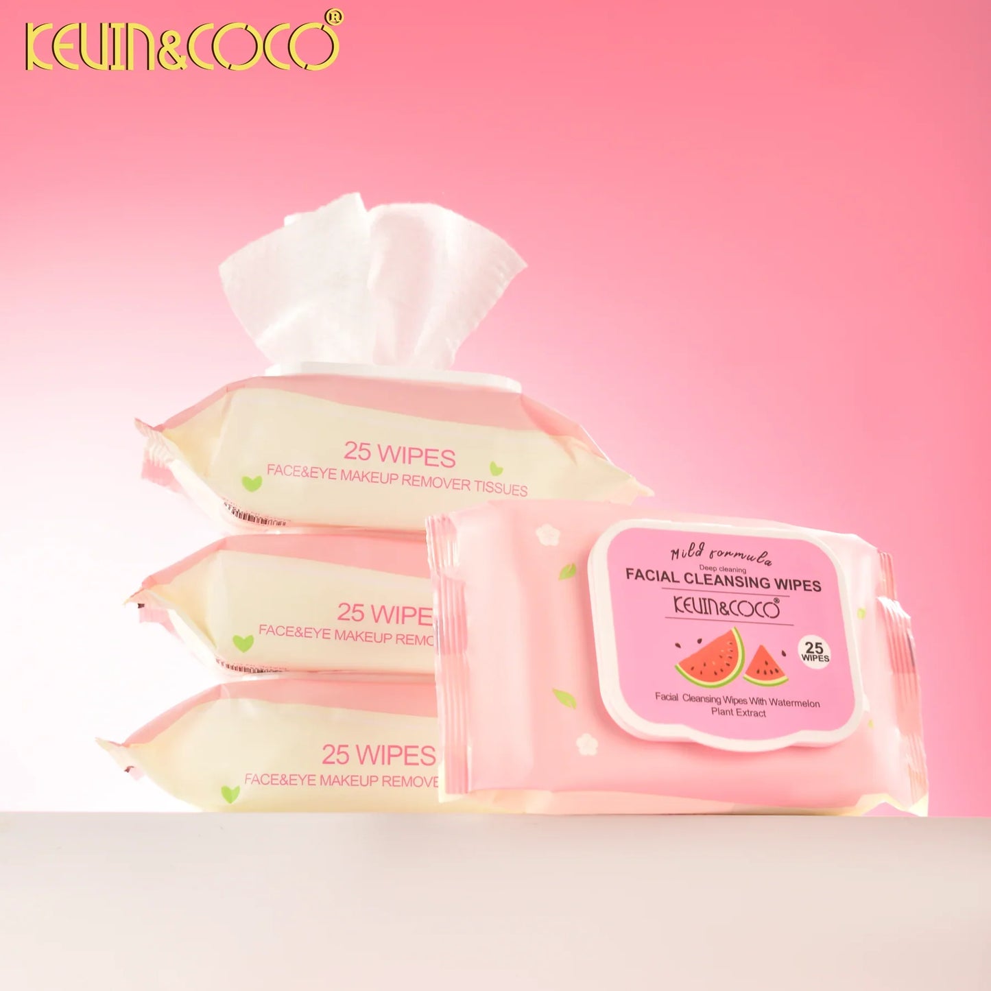 🆕Lingettes nettoyantes Parfum Pastèque - 25 Lingettes 🆕