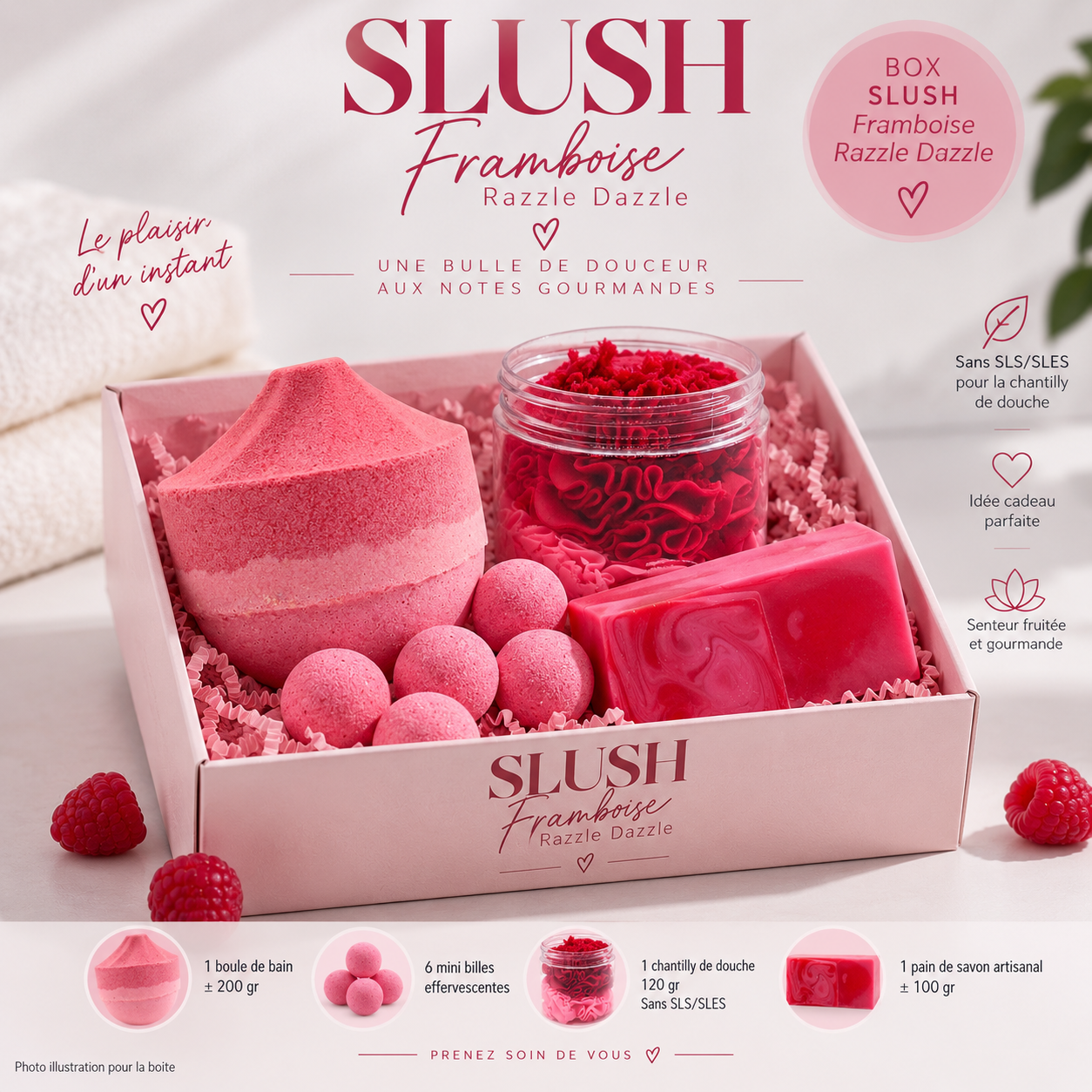 BOX SLUSH FRAMBOISE – RAZZLE DAZZLE