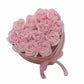 COFFRET COEUR DE 13 ROSES ROSE SAVON