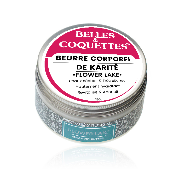 Beurre Corporel au Karité - FLOWER LAKE - 180g