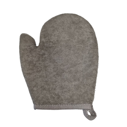 Gant de Bain en Bambou & Lin - Anthracite