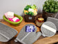 Gant de Bain en Bambou & Lin - Anthracite